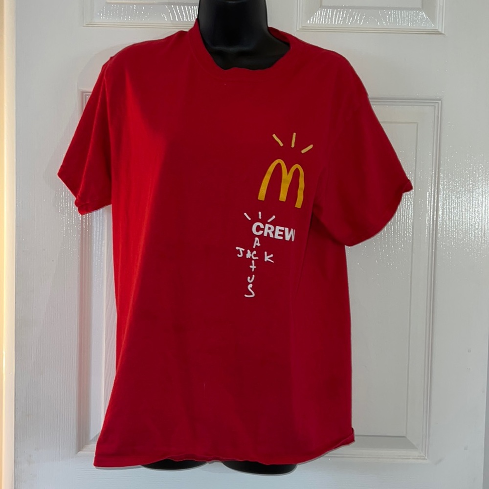 T-shirt Travis Scott X McDonald's Collaboration - Série Goutte - Taille M - Neuf Sans étiquettes